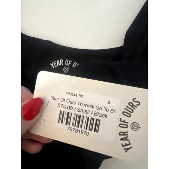 Years of Our Black Thermal Go To Bar Size Small NWT - Picture 6 of 6